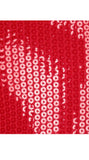 Marco Bologna Red Sequin Pants Sz 40
