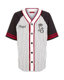 Dolce & Gabbana Royal Baseball Striped Shirt Sz XL