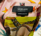 Versace Tresor De La Mer Silk Camp Shirt Sz XL