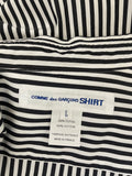 Comme des Garçons Striped Buckle Shirt Sz L