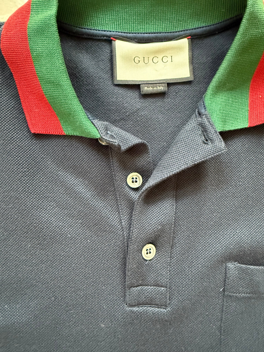 GUCCI ホワイト ポロシャツ XL 中古・古着通販】GUCCI (グッチ) adidas (アディダス) ポロシャツ