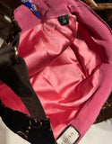 Gucci GG Supreme Logo Brown Velvet Hat Sz L