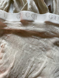 Gucci White GG Logo Leggings Stockings Tights