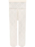 Gucci White GG Logo Leggings Stockings Tights