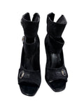 Nando Muzi Suede Crystal Ankle Boots sz 39