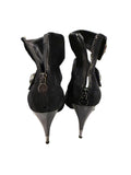 Nando Muzi Suede Crystal Ankle Boots sz 39