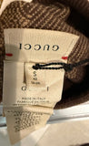 Gucci Infant Brown Wool Beanie Logo Hat