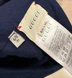 Gucci Infant Blue Red Beanie Hat 6/9 months