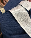Gucci Infant Blue Logo Hoodie 3/6 months
