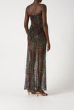 Scanlan Theodore Glitter Gown Sz SM