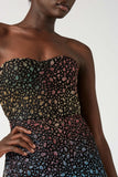 Scanlan Theodore Glitter Gown Sz SM