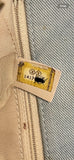 Chanel Denim & Leather Canebiers Net Jumbo Classic Flap Bag