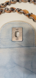Chanel Denim & Leather Canebiers Net Jumbo Classic Flap Bag