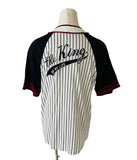 Dolce & Gabbana Royal Baseball Striped Shirt Sz XL