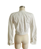 Dsquared2 White Denim Jacket Sz 40