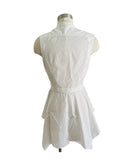 Alexander McQueen White Peplum Top Sz SM