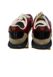 Tom Ford Red & Gray James Sneakers Sz 11.5