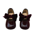 Iceland’s Burgundy Leather Baby Shoes by Children’s Classics Sz 20
