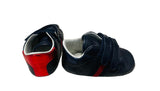 Gucci Navy Web Leather Newborn Strap Sneakers Sz 19