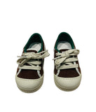 Gucci 1977 Tennis Laced Logo Sneakers Sz 21