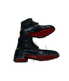 Christian Louboutin Black Leather Trapman Hiking Boot Sz 45.5