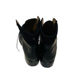 Christian Louboutin Black Leather Trapman Hiking Boot Sz 45.5