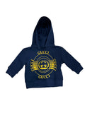 Gucci Infant Blue Logo Hoodie 3/6 months
