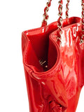Chanel Red Strass Patent Bon Bon Tote Bag