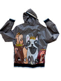 Dolce & Gabbana K-Way Dogs Reversible Nylon Jacket Sz XL