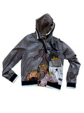 Dolce & Gabbana K-Way Dogs Reversible Nylon Jacket Sz XL