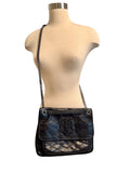Saint Laurent YSL Black Niki Medium Vintage Leather Purse