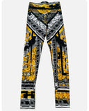 Versace Versus Printed Stretch Leggings Sz XS