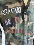 Valentino Camouflage Shirt Jacket Sz XL