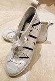 Valentino White Hi Top VLTN Sneakers  Sz 12/45