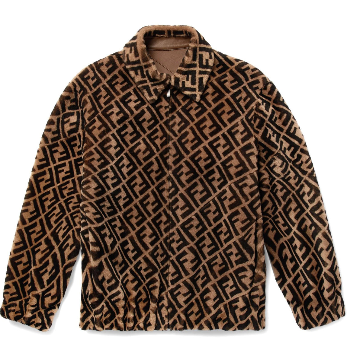 【FENDI】BLOUSON◆FW1272APNG Blouson Fabric Brown | Fendi