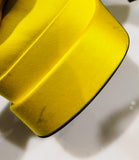 Versace Yellow Satin Platform Pumps Sz 38.5