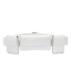 Gabriela Hearst White Leather Utility Belt Sz SM
