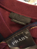 Prada Mountain Navy Shirt  Sz XL