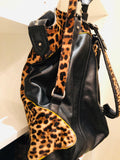 Christian Louboutin Leopard Pony Hair Backpack