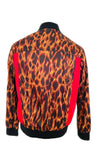 Versace Leopard Print Track Jacket Sz XLarge