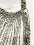 MIU MIU Crystal Fringe Skirt Belt Sz Small