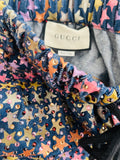 Gucci Star Denim Joggers Multicolored Crystals Exclusive Sz 32