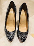 Christian Louboutin Daffodile Decora Strass Platform Pumps SZ 38.5