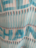 Chanel Vintage Logo V Neck Tunic Top Sz S/M