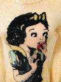 Gucci Sequin Snow White Knit Sweater Sz XS