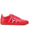 Versace Red Leather Low Martin Sneakers Sz 12/45