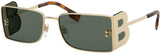 Burberry Gold Metal Sunglasses