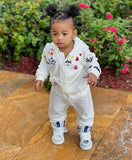 Dolce & Gabbana Illustration Velour Hoodie Jacket Sz 18-24 months