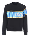 Dsquared2 Black Metallic SweatShirt Sz XL