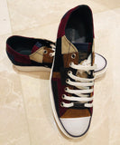 Roberto Cavalli Patchwork Sneakers Sz 44